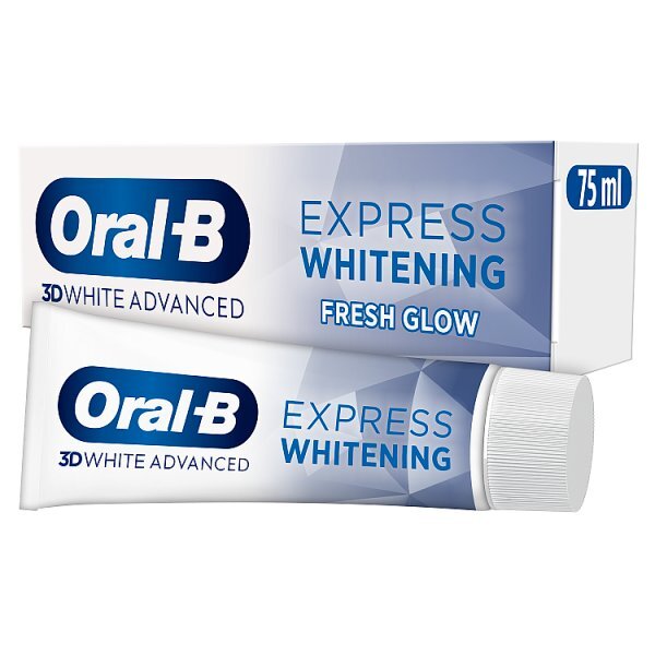 Oral-B 3D White Express Whitening Fresh Glow Toothpaste 75Ml GOODS Superdrug   