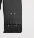 Dolce&Gabbana silk scarf with embroidered logo - British product