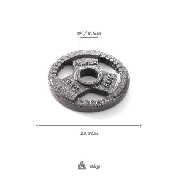 Phoenix Fitness weight plate 5kg 2 Inch (British brand)