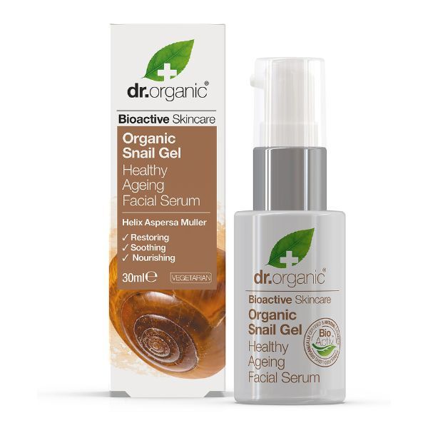 Dr Organic snail gel facial serum 30ml - British product