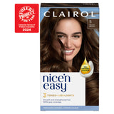 Clairol Nice'n Easy Crème Natural Looking Oil-Infused Permanent Hair Dye Medium Brown 5 Brunette Sainsburys   