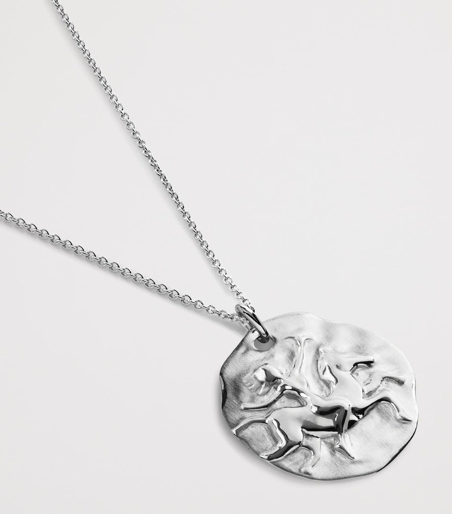 Monica Vinader Sagittarius zodiac pendant necklace, UK version