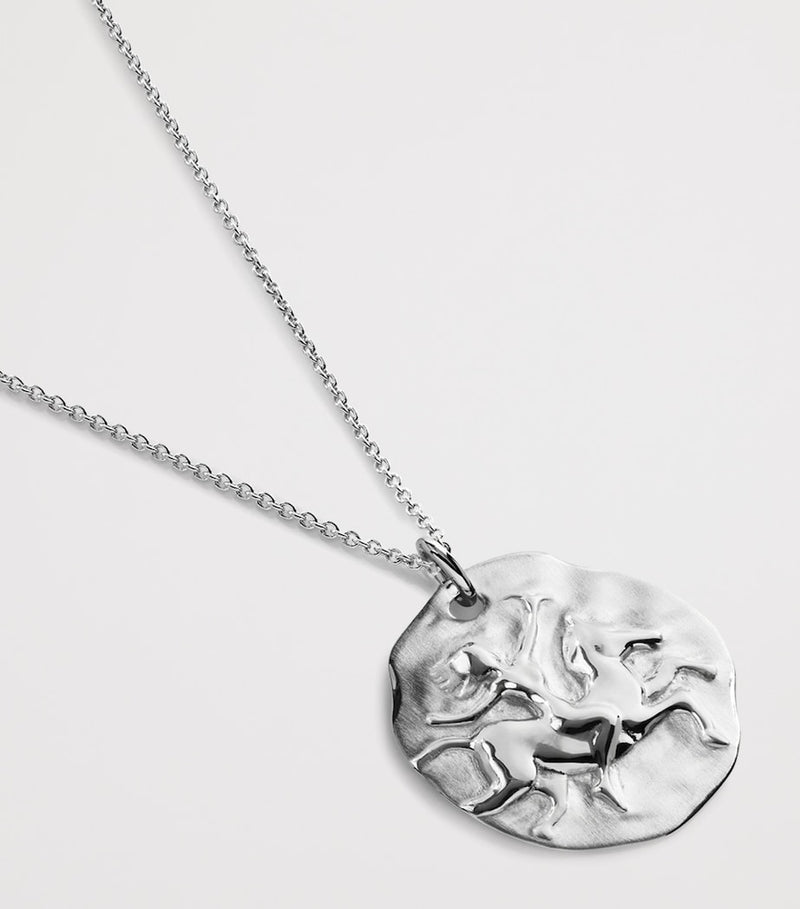 Monica Vinader Sagittarius zodiac pendant necklace, UK version