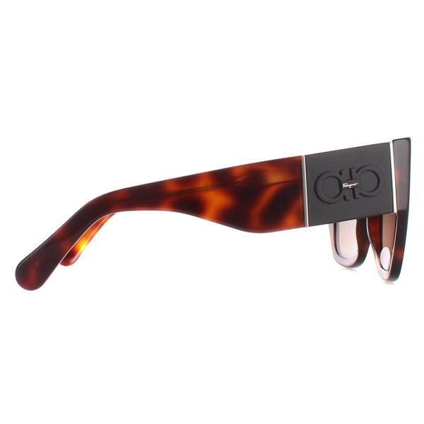 Salvatore Ferragamo SF1045S brown sunglasses, imported from the UK