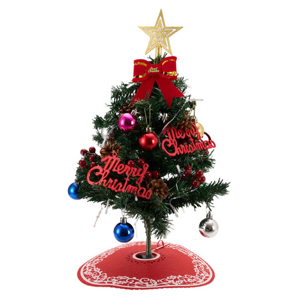 Livingandhome tabletop Christmas tree decoration with LED lights 55cm (British brand)