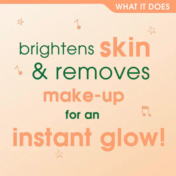 Simple Protect N Glow biodegradable face wipes instant glow pack of 20 (British brand)