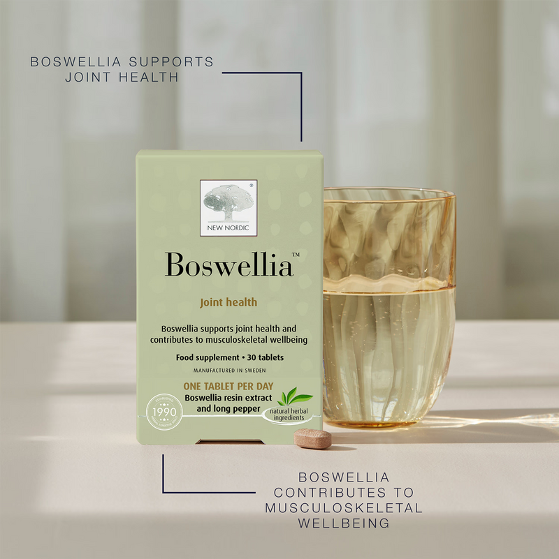 New Nordic Boswellia joint health tablets 30 pack (British brand)