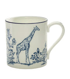 Halcyon Days fine bone china mug with giraffe illustration 354ml, UK version