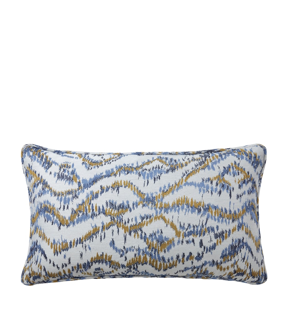 Yves Delorme Ecumes cushion cover cotton-linen 33x57cm, UK version
