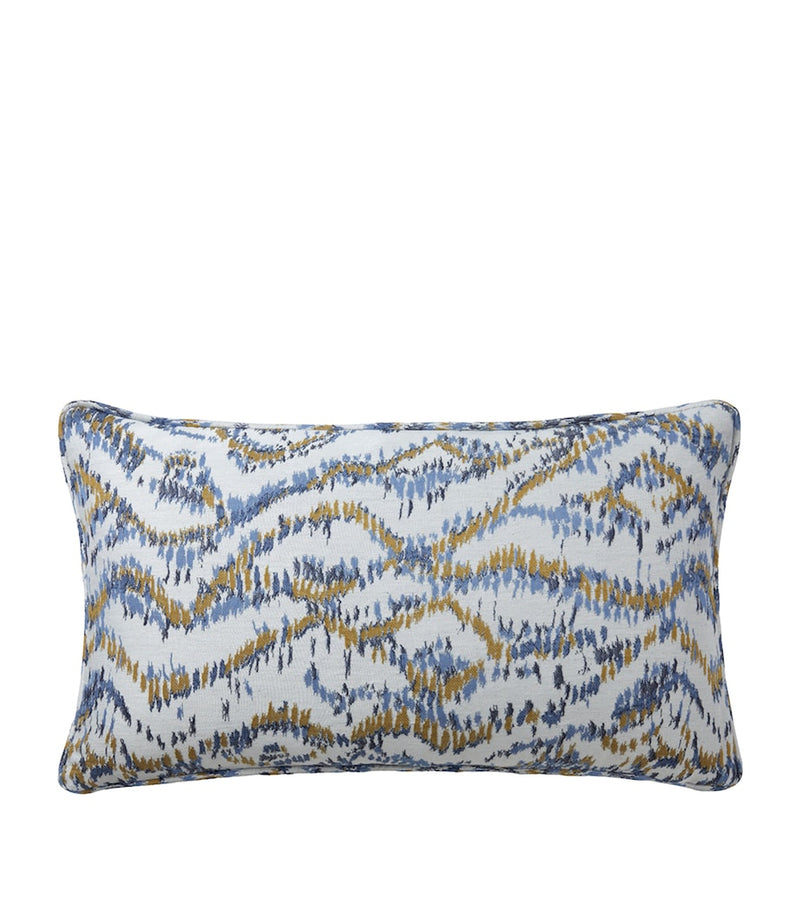 Yves Delorme Ecumes cushion cover cotton-linen 33x57cm, UK version