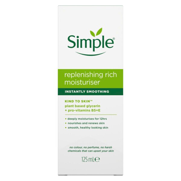 Simple Kind to Skin Replenishing Rich Face Moisturiser 125ml GOODS Superdrug   