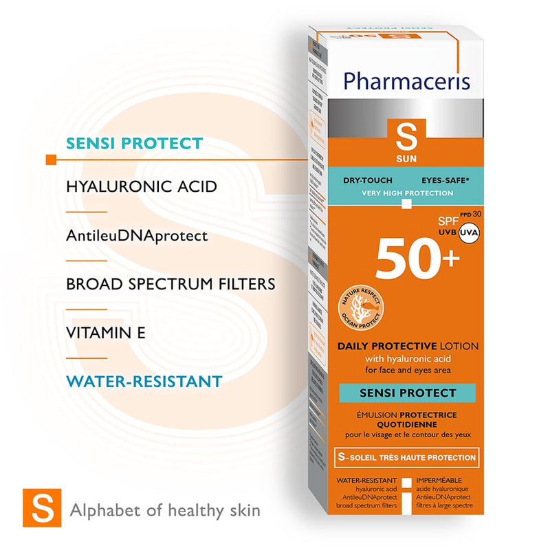 Pharmaceris Sensi Protect SPF50+ lotion 50ml (British brand)