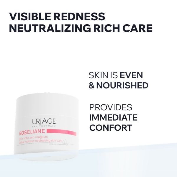 Uriage Roseliane redness neutralising rich cream 50ml, UK version