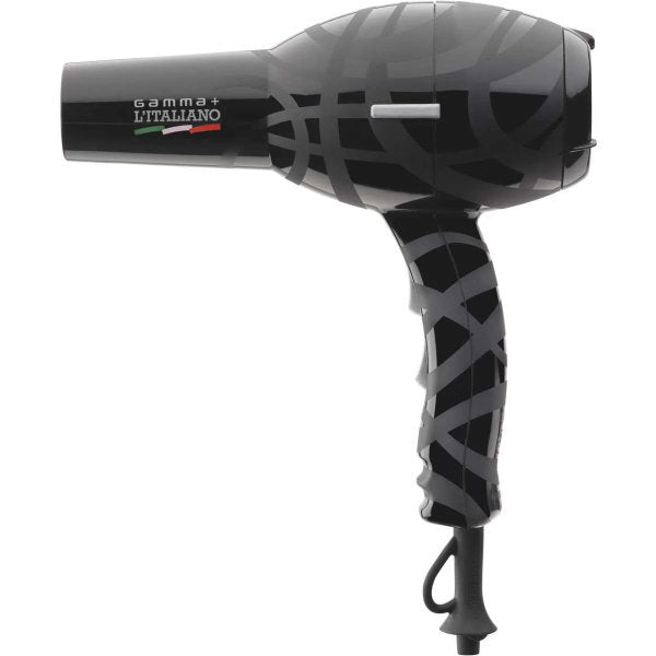 Gamma+ hairdryer black with diffuser - British product