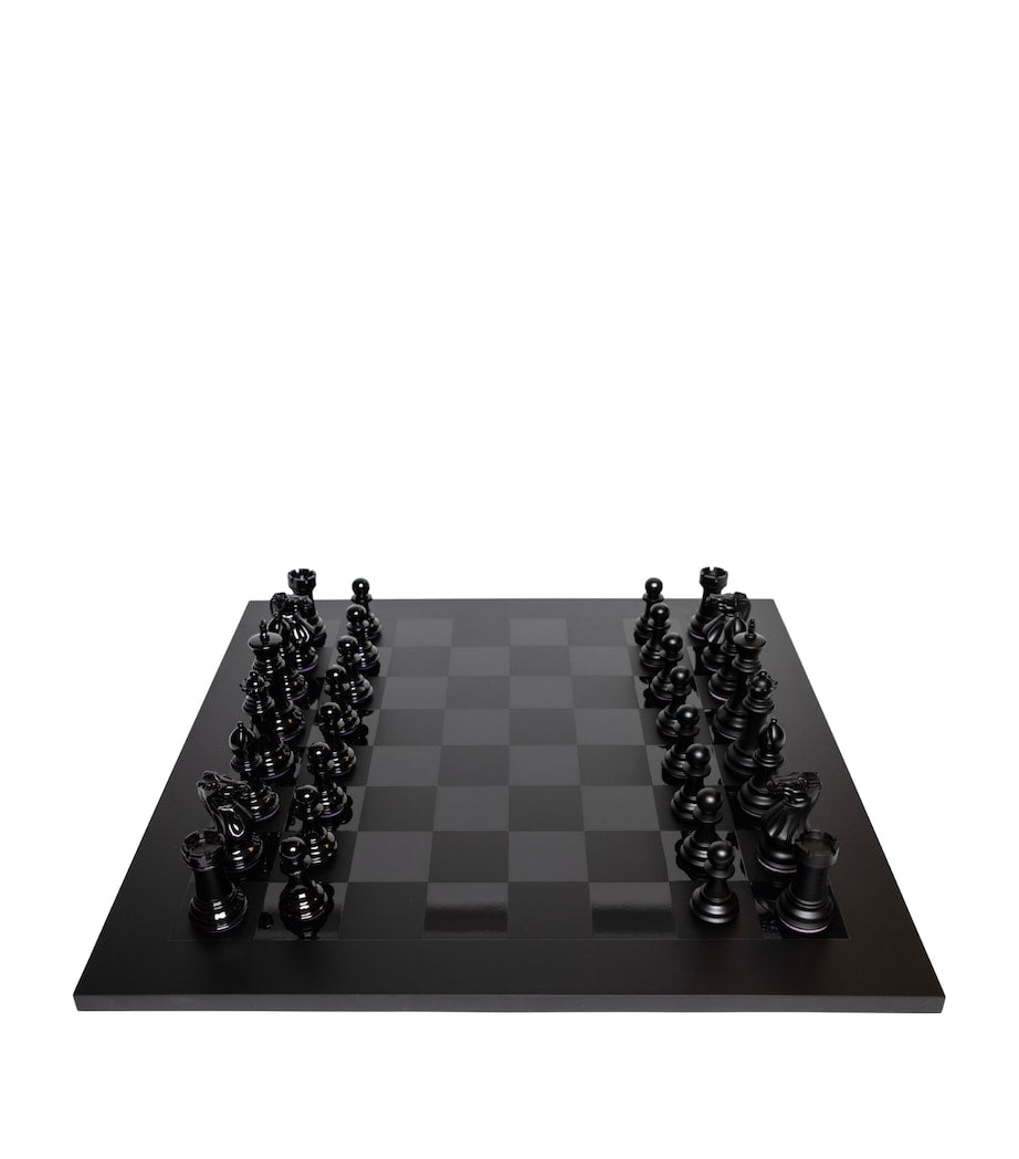 Purling Midnight Match chess set, imported from the UK