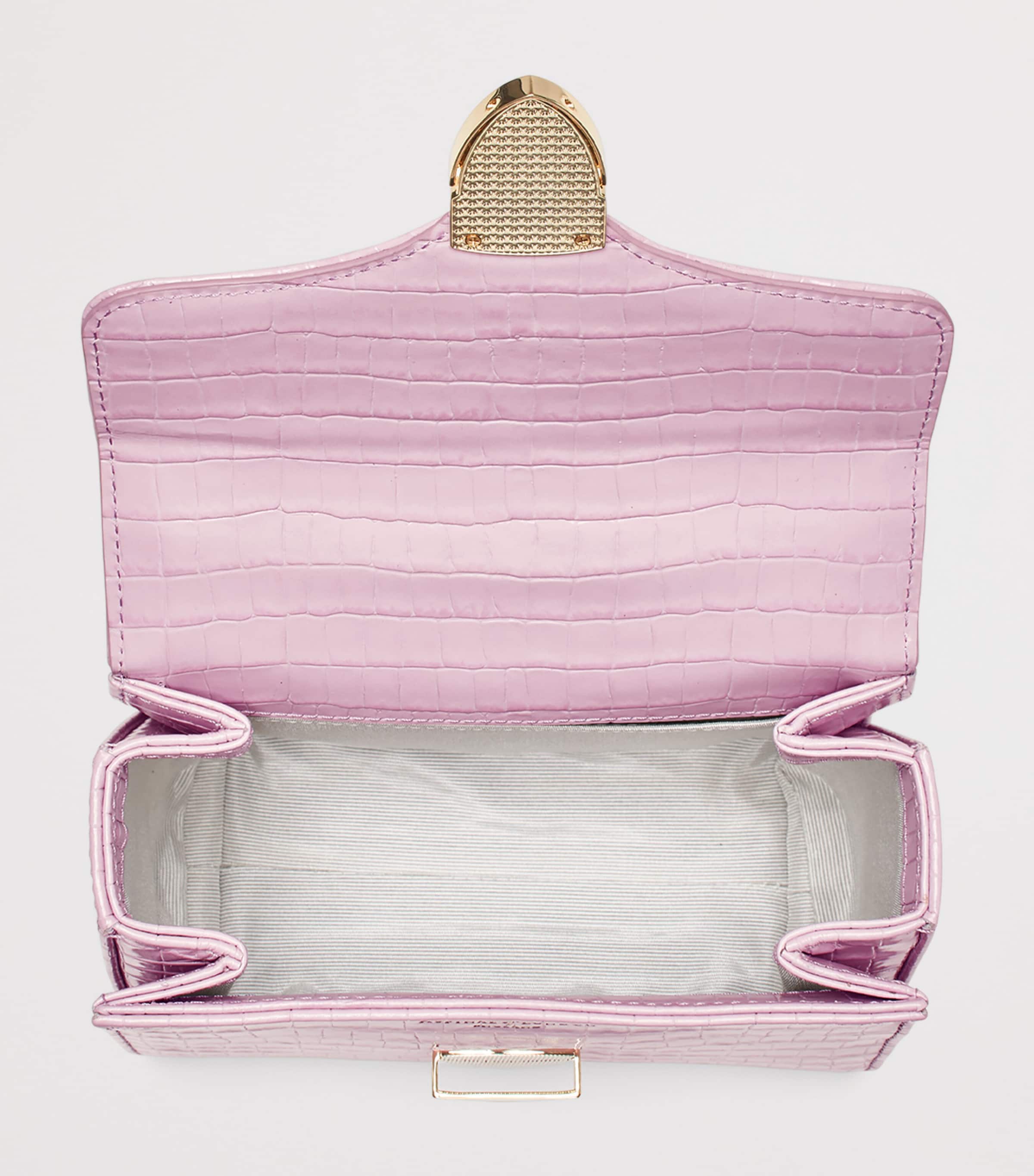 Aspinal of London Mini-Handtasche Mayfair aus Leder, importiert aus dem Vereinigten Königreich