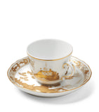 GINORI 1735 Oriente Italiano Aurum coffee saucer 13.5cm, UK version