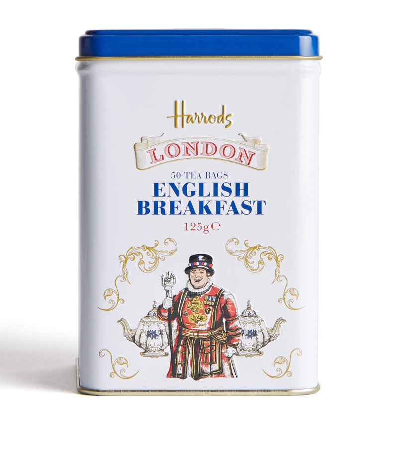 Harrods English Breakfast tea bags 50 tea bags, UK version