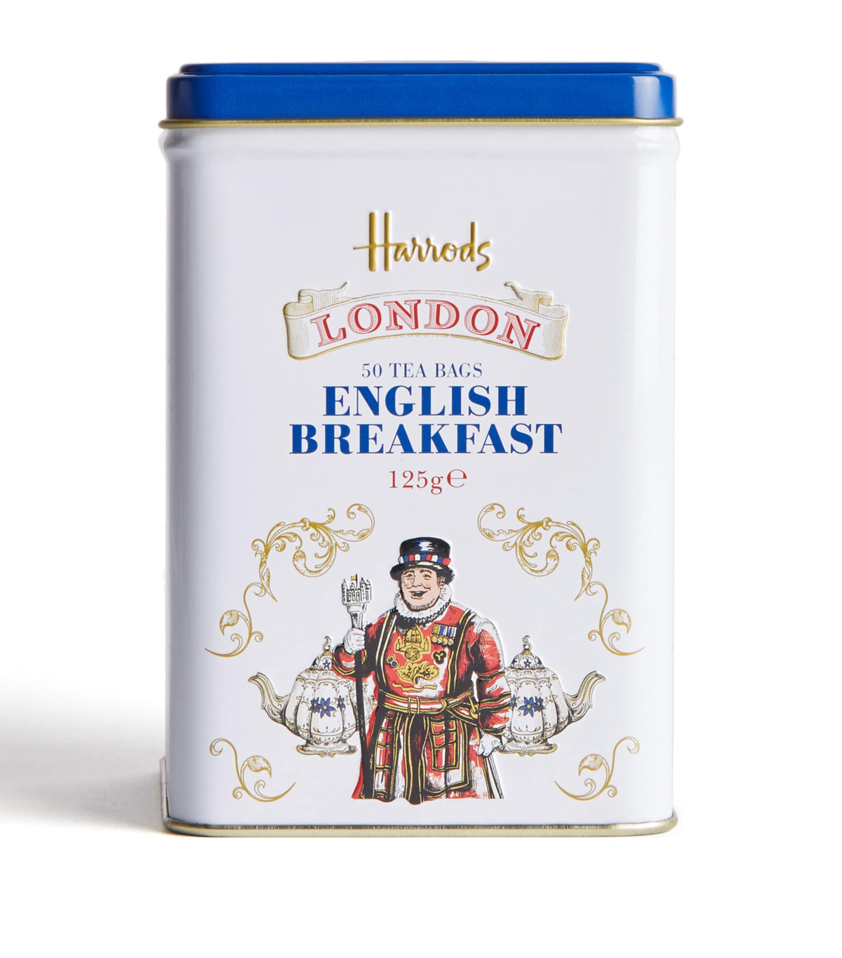 Harrods English Breakfast tea bags 50 tea bags, UK version