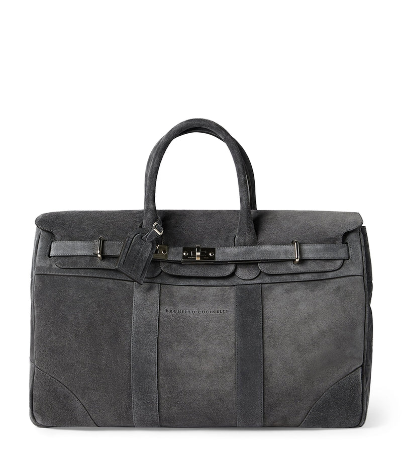 Brunello Cucinelli suede Country holdall, UK version