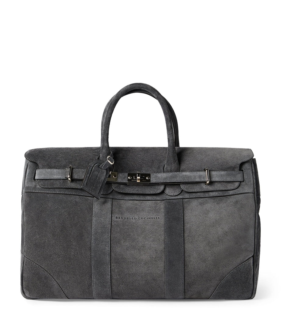 Brunello Cucinelli suede Country holdall, UK version