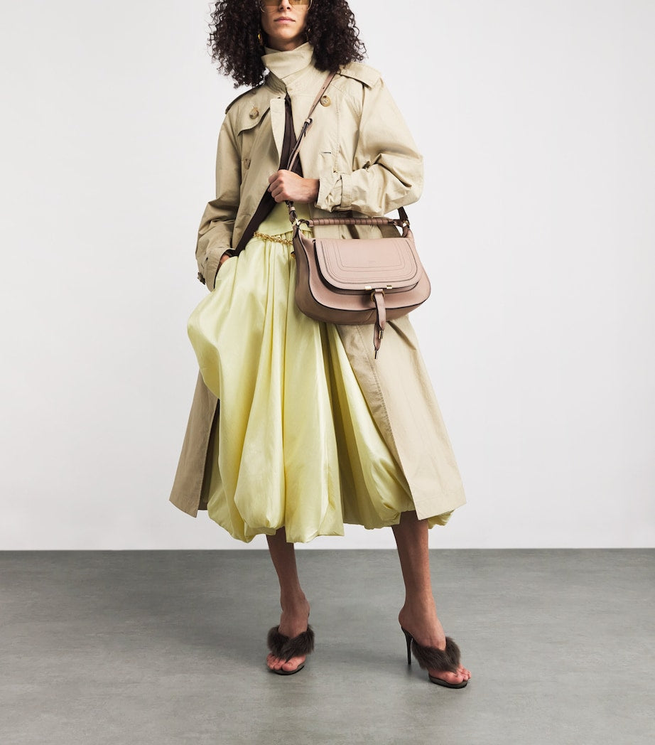 Chloé Marcie small leather shoulder bag imported from the UK