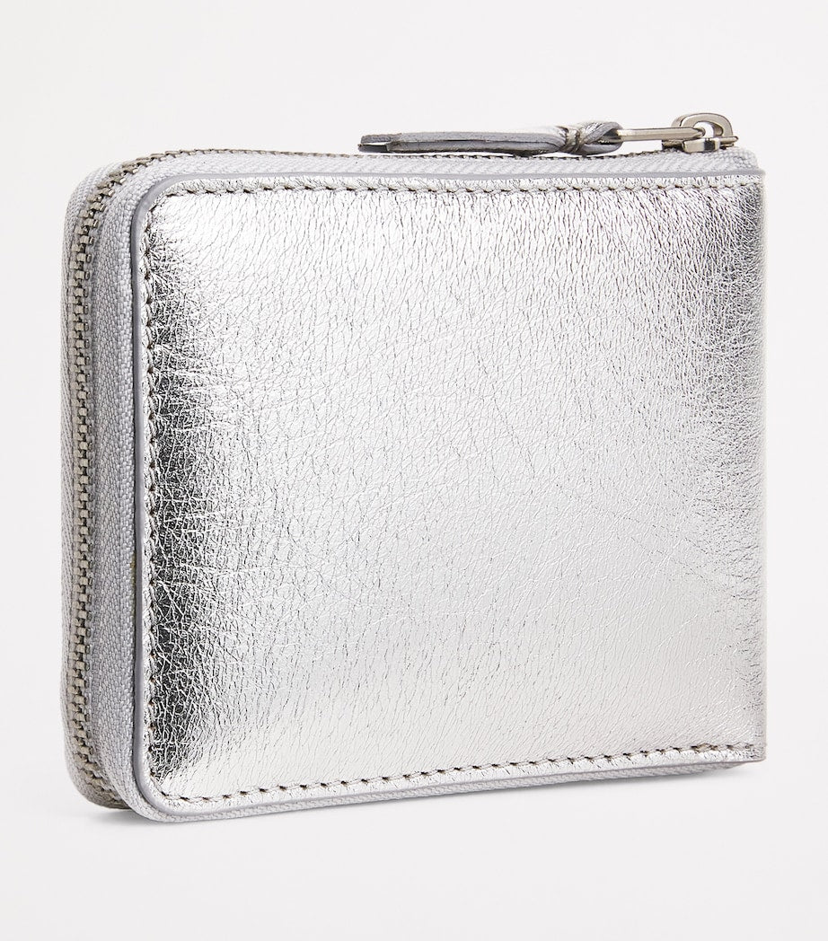 Comme des Garçons zipped leather wallet with card slots - British product