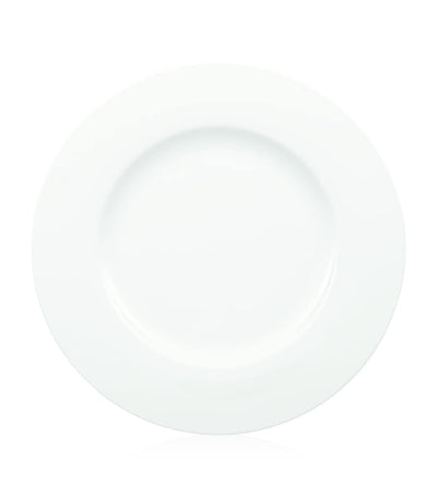 Harrods Dinner Plate in Fine Bone China, Undecorated White, 27cm- Buy online at McGrocer