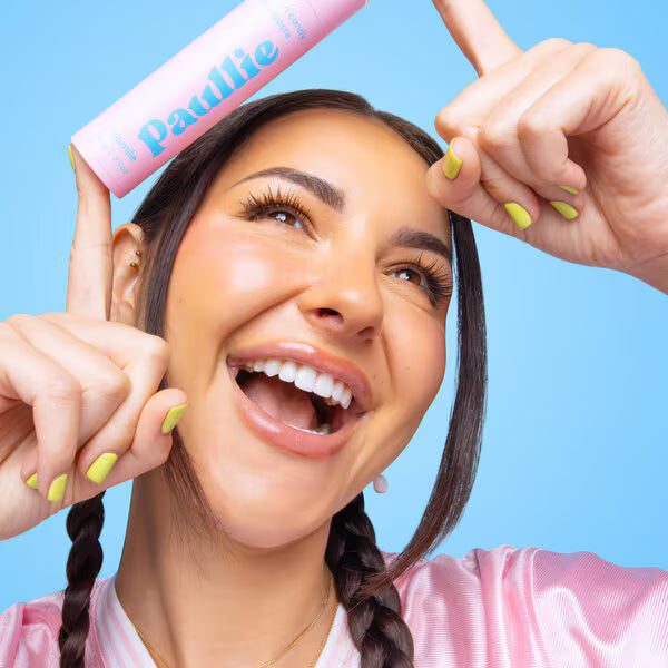 Pasta de dientes Hismile algodón de azúcar, tubo rosa, versión del Reino Unido