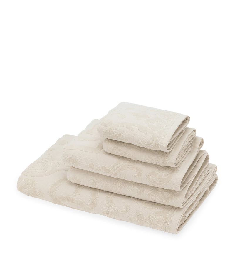 Dolce&Gabbana cotton jacquard bath towels set of 5 - British product