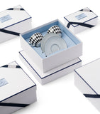 Prada chequerboard cappuccino set, imported from the UK
