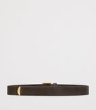 Givenchy Voyou leather belt 3cm gold hardware, UK version