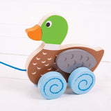 Bigjigs Toys Wooden Pull Along Duck Toy GOODS Superdrug   