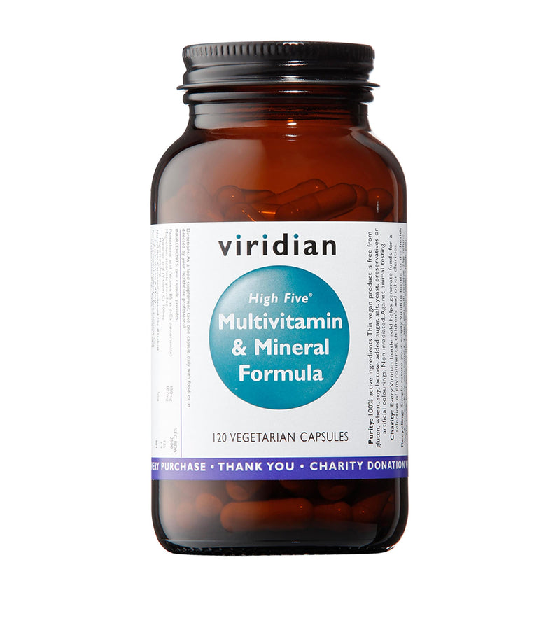 Viridian High Five Multivitamin 120 capsules (British brand)