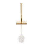 ZODIAC marble toilet brush with gold-tone hardware (British brand)