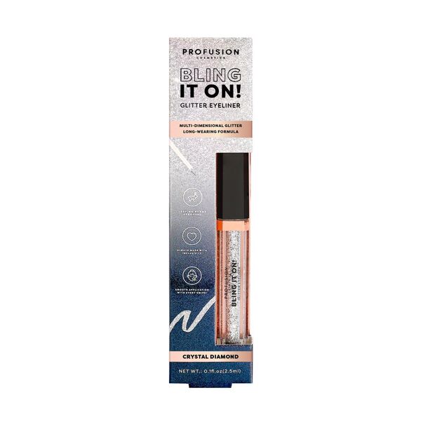 Profusion Cosmetics Crystal Diamond glitter eyeliner, imported from the UK