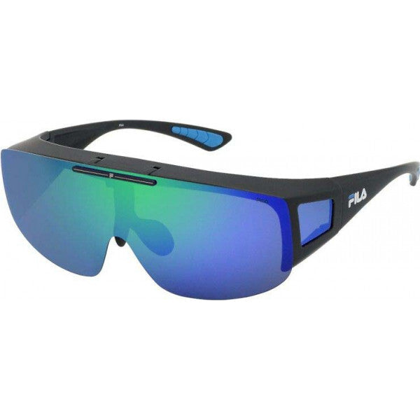 Fila black SFI126 sunglasses, imported from the UK