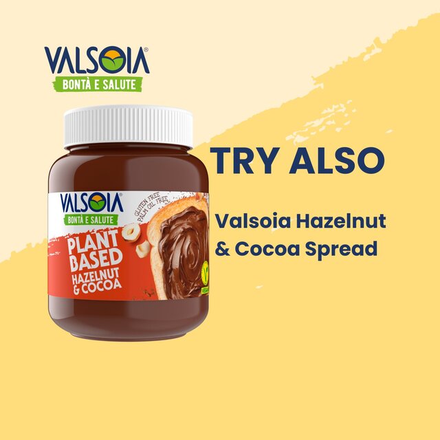 Valsoia No Added Sugar Dairy Free Hazelnut Spread   200g