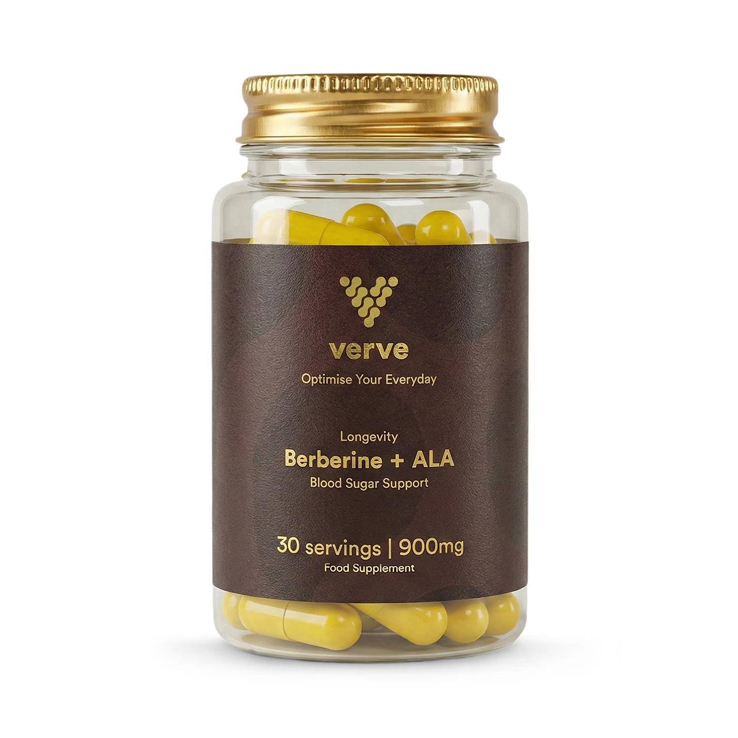 Berberine and ALA supplement capsules 30 servings - British product