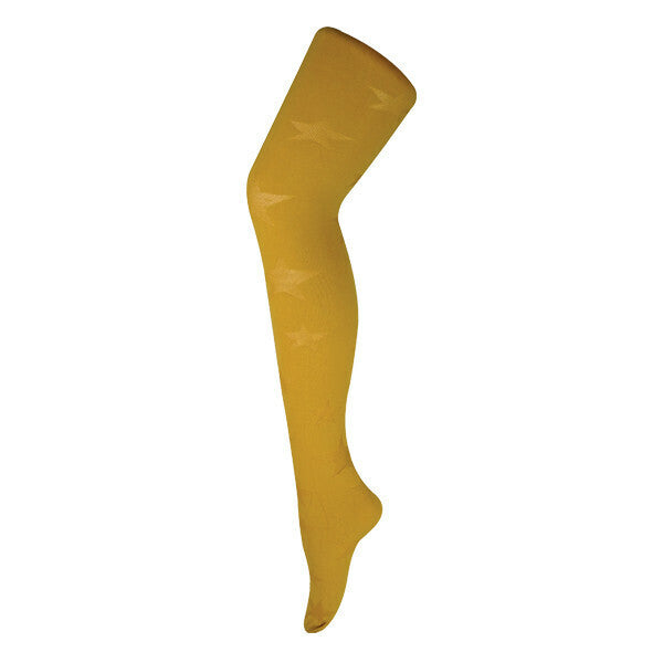 Sock Snob Ladies 80 Denier Opaque Patterned Tights 8-14 UK GOODS Superdrug Star Mustard  