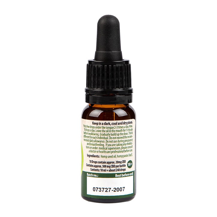 Jacob Hooy CBD Oil 5% 10ml GOODS Holland&Barrett   