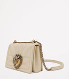 Dolce&Gabbana Devotion leather shoulder bag, imported from the UK