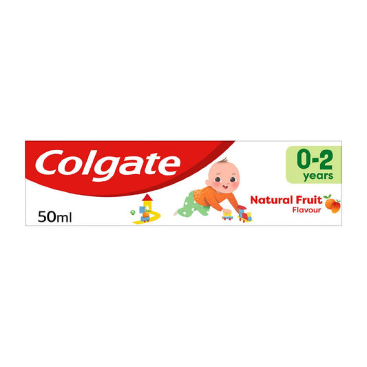 Colgate Kids Mild Fruit Baby Toothpaste 50ml, 0-2 years Baby Accessories & Cleaning Boots   