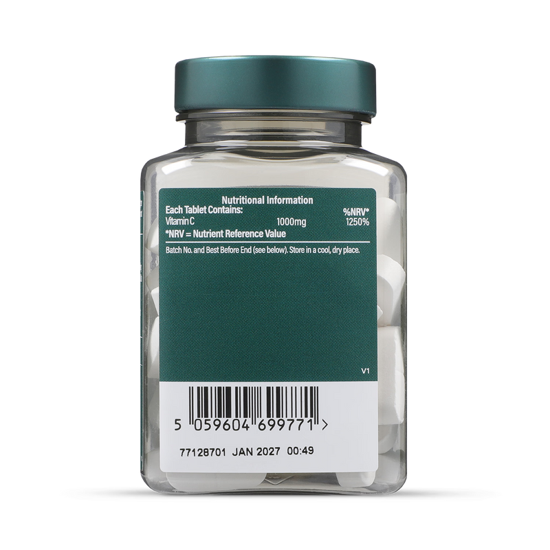 Holland & Barrett Vitamin C 1000mg tablets 60, UK version