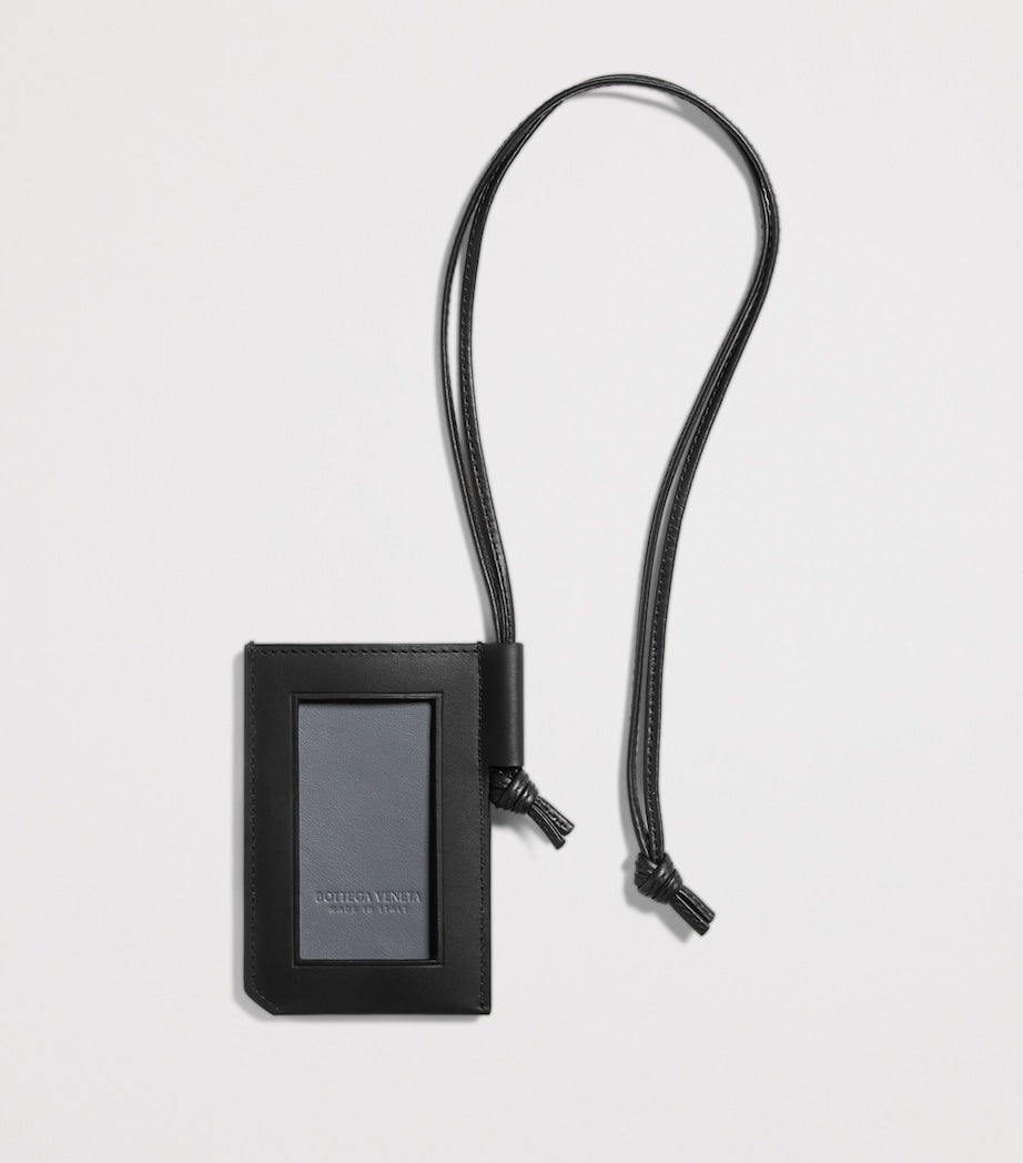 Bottega Veneta Intrecciato leather badge holder - British product