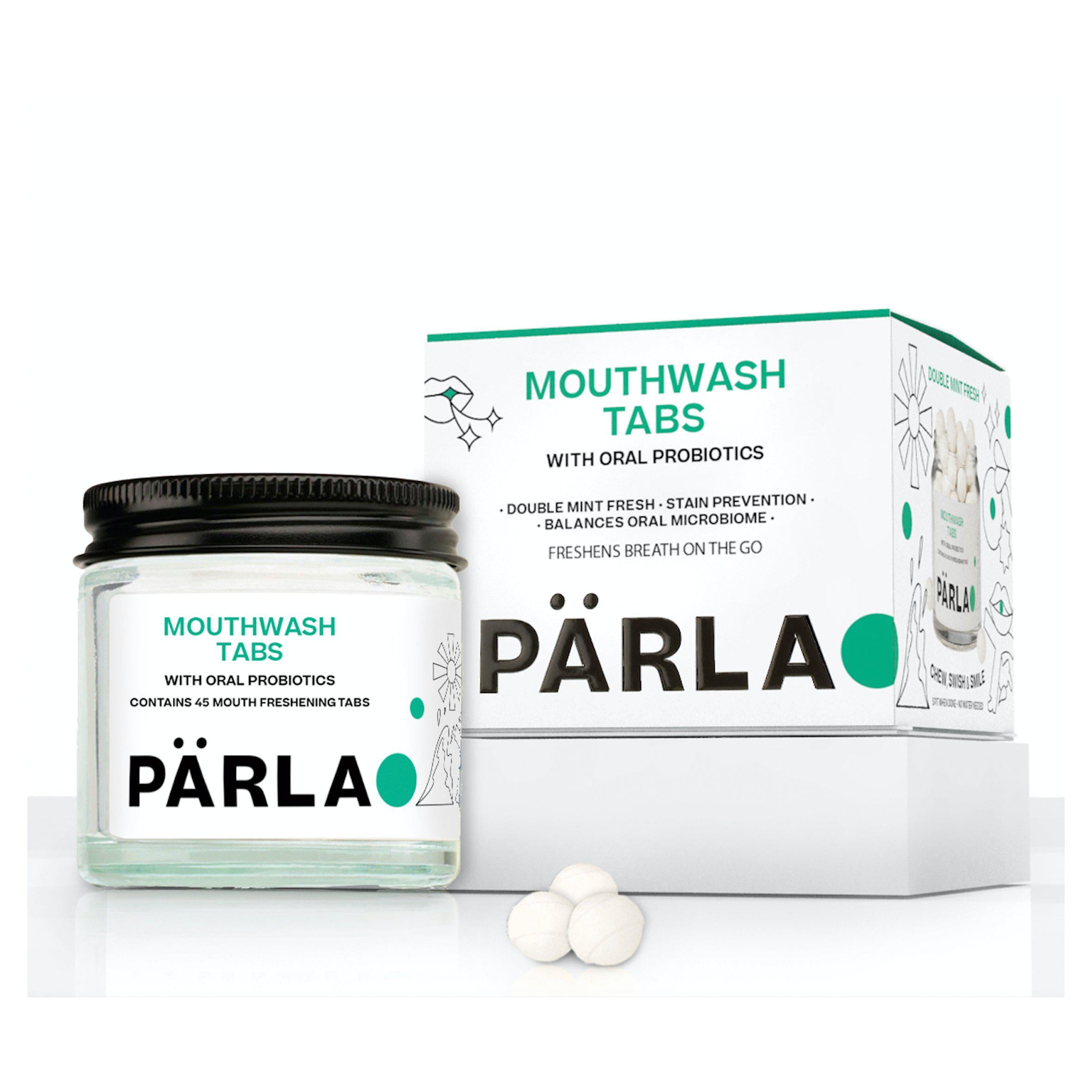 PÄRLA Mouthwash Probiotic Tabs x45 GOODS Sainsburys   