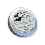 Goats of the Gorge unscented goats milk cream - British product