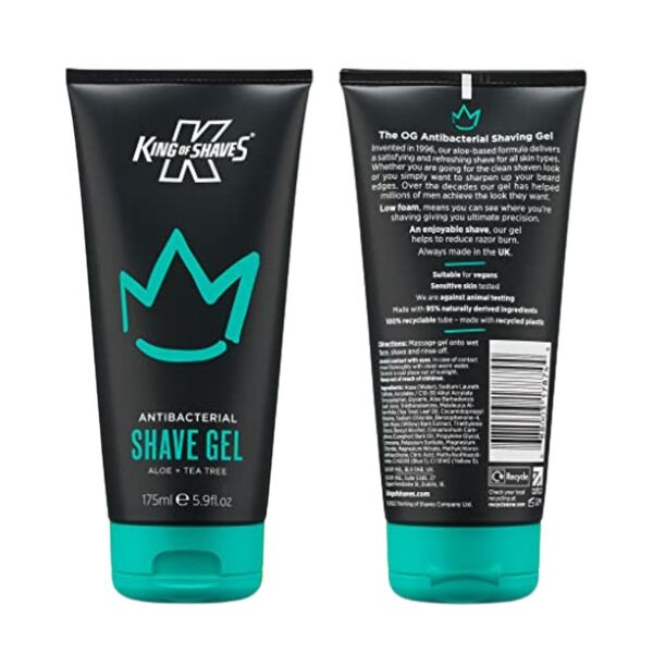 King of Shaves shaving gel set 3 x 175ml - British product