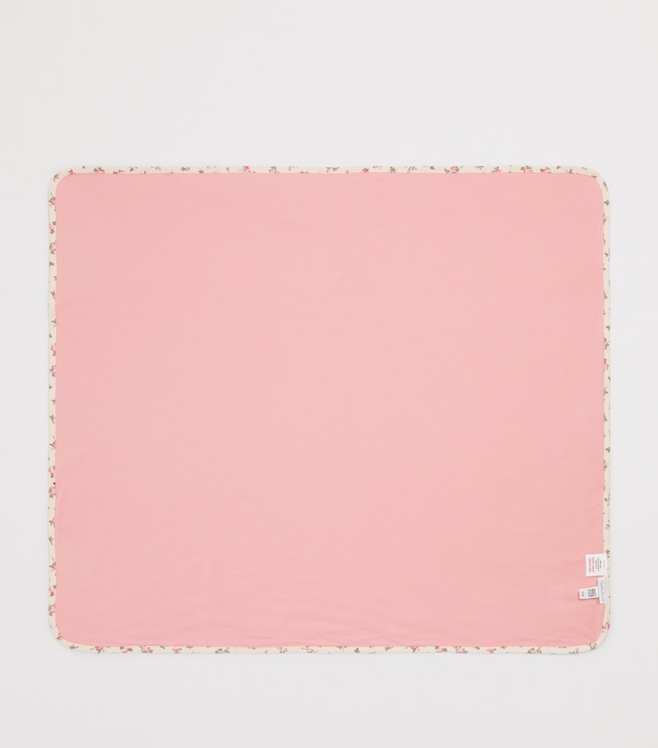 Ralph Lauren Kids cotton pointelle baby blanket 71cm x 81.5cm, imported from the UK