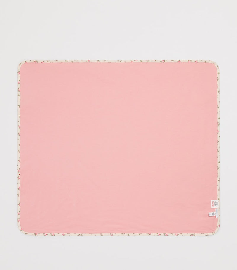 Ralph Lauren Kids cotton pointelle baby blanket 71cm x 81.5cm, imported from the UK